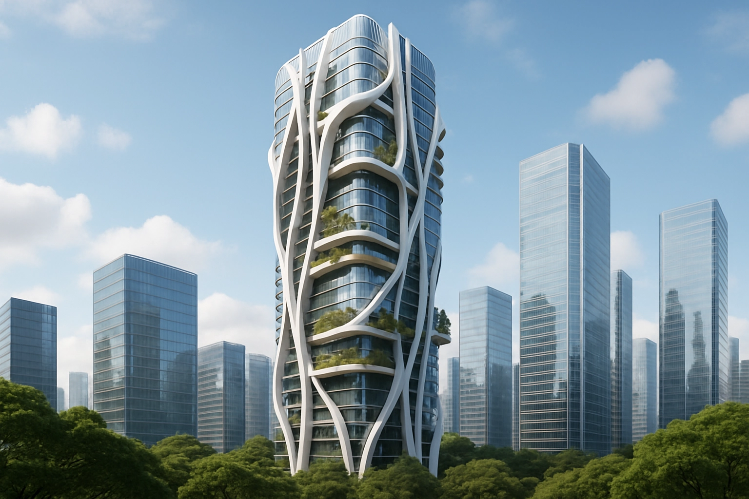 Vertical Gardens - Biophilic architecture with living walls